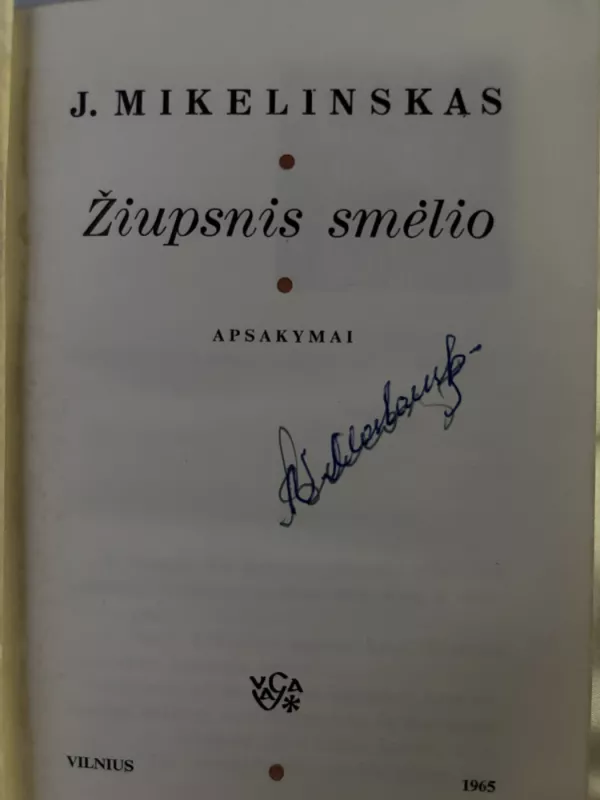 Žiupsnis smėlio - Jonas Mikelinskas, knyga 2