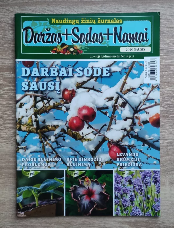Daržas sodas namai 2020m. Sausis - Grupė autorių , knyga 2