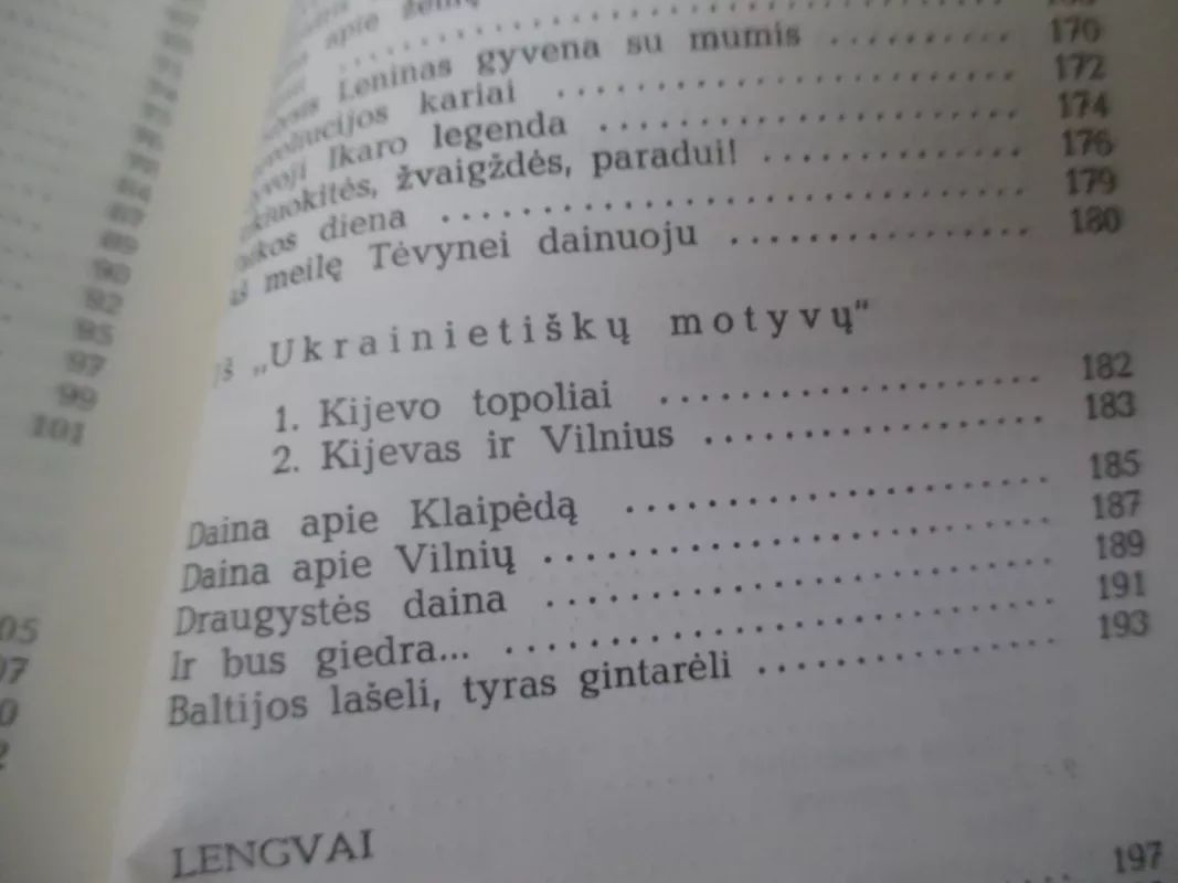 Lygumos dainuoja - Kostas Kubilinskas, knyga 6