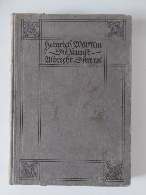Albrecht Durer darbai - Heinrich Wolfflin, knyga 2