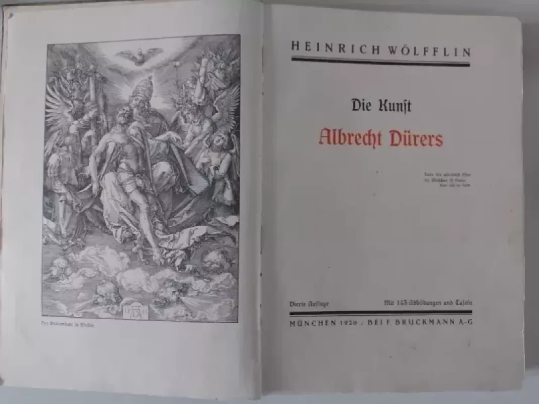 Albrecht Durer darbai - Heinrich Wolfflin, knyga 6