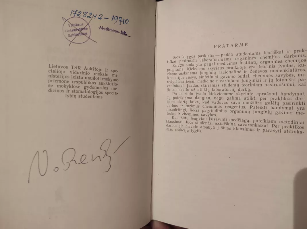 Organinės chemijos praktikos darbai ir teorijos pagrindai - J. Genys, knyga 3
