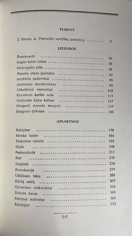 Antanas Vienuolis Raštai I tomas - Antanas Vienuolis, knyga 3