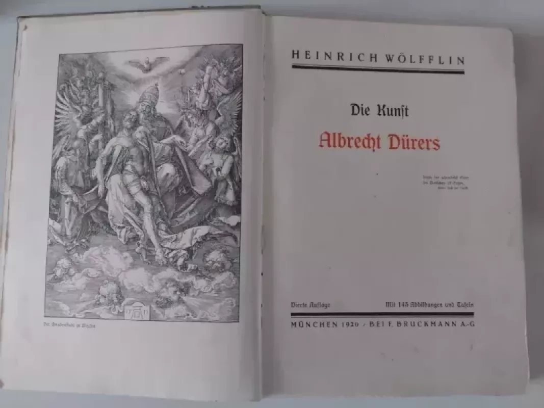 Albrecht Durer darbai - Heinrich Wolfflin, knyga 3