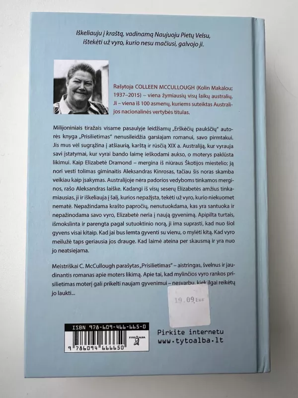 Prisilietimas - Colleen McCullough, knyga 3