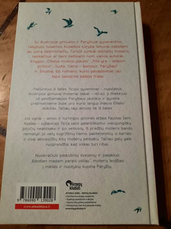 Šiandien madam pareis vėliau - Susanna Kubelka, knyga 3