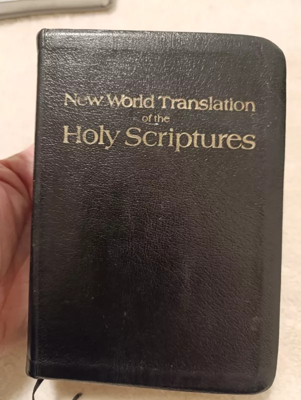 New world translation of the Holy Scriptures - Jehova liudytojų , knyga 5