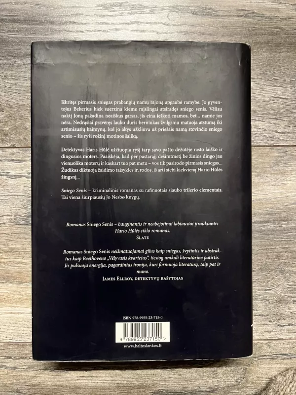 Sniego senis - Jo Nesbo, knyga 4