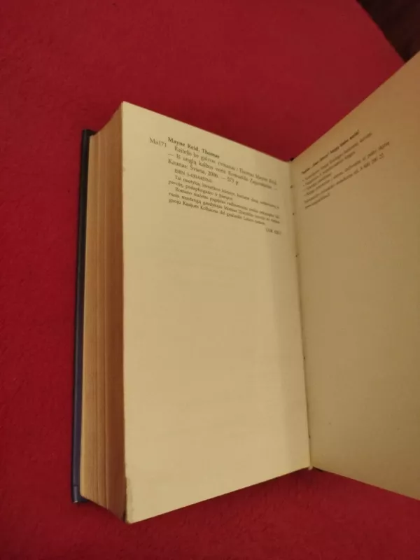 Raitelis be galvos - Thomas Mayne Reid, knyga 5