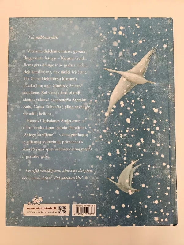 Sniego Karalienė 2020 - Hansas Kristianas Andersenas, knyga 3