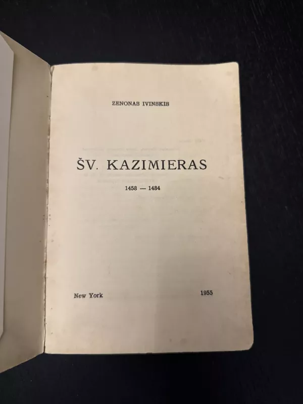 Šventas Kazimieras - Zenonas Ivinskis, knyga 3