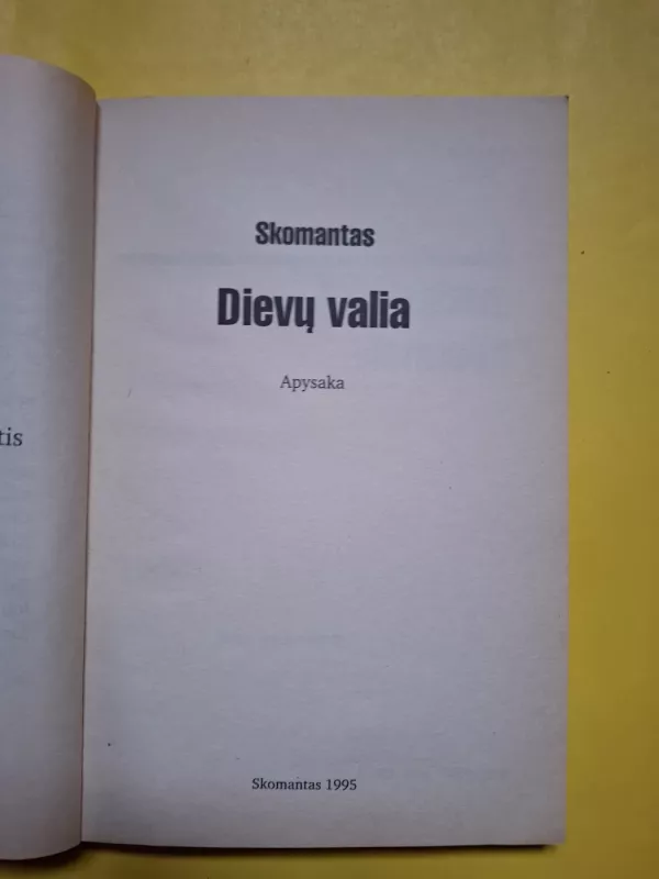 Dievų valia - Autorių Kolektyvas, knyga 4