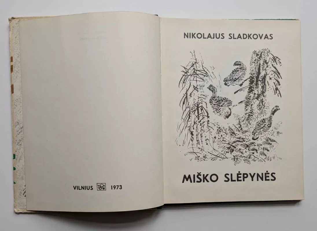 Miško slėpynės - Nikolajus Sladkovas, knyga 3