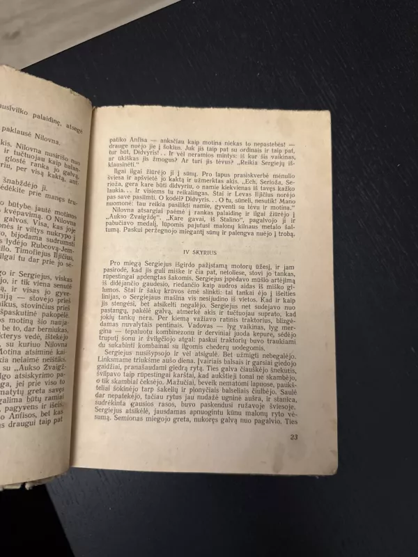 Aukso žvaigždės kavalierius I dalis - Semionas Babajevskis, knyga 4