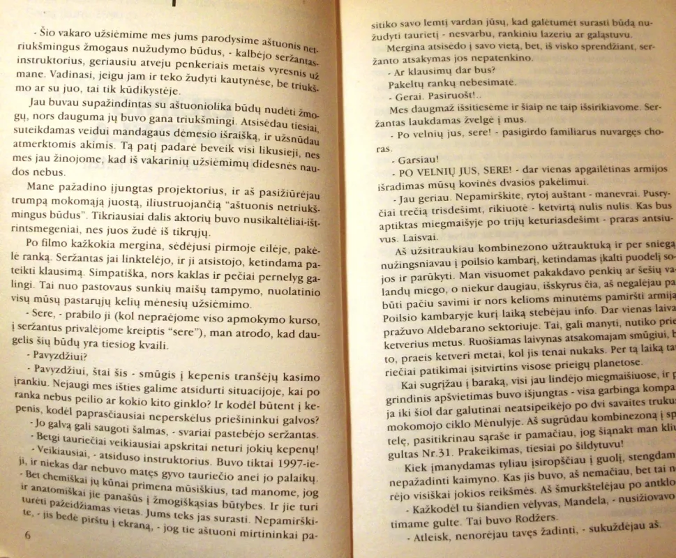 Amžinasis karas  (119) - Joe Haldeman, knyga 6