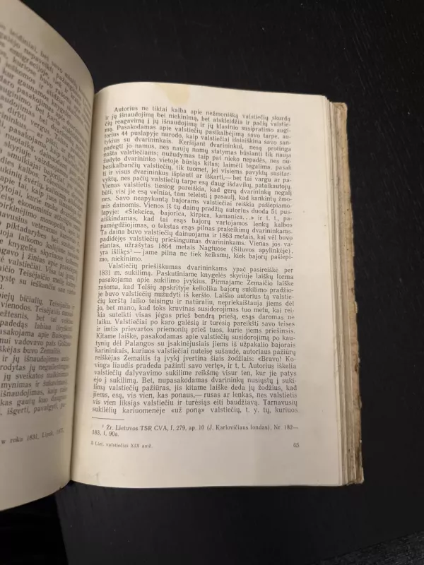 Lietuvos valstiečiai XIX amžiuje - K. Jablonskis, J.  Jurginis, knyga 4
