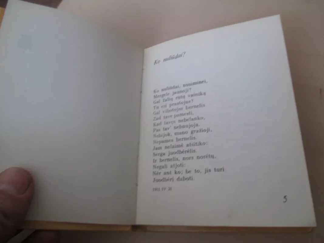 Dainuosiu vien viltį - Julius Janonis, knyga 6