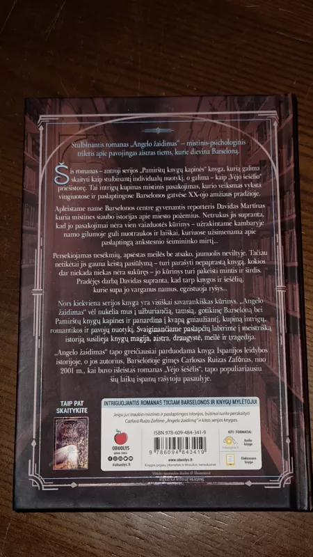 ANGELO ŽAIDIMAS - Carlos Ruiz Zafon, knyga 4