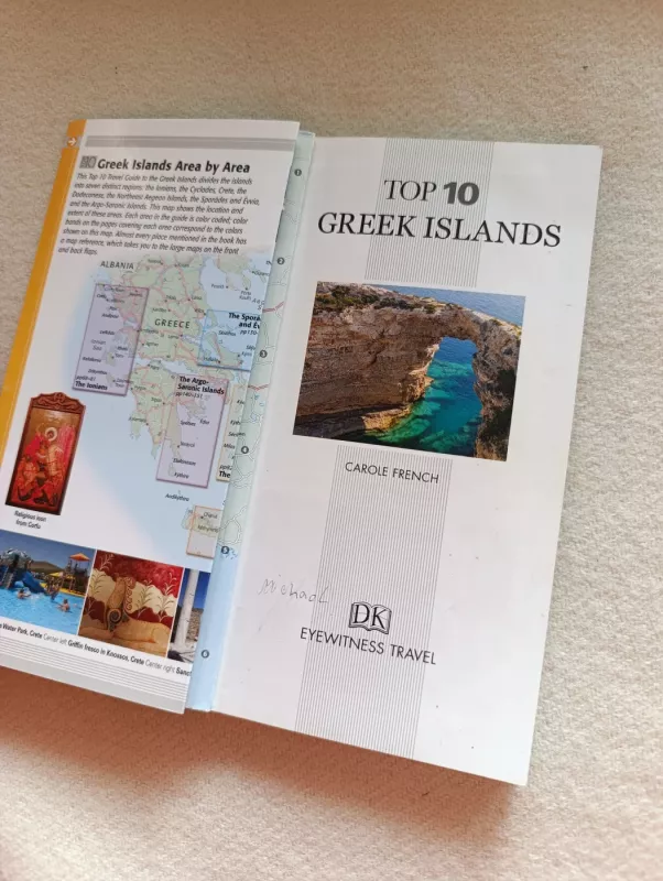 DK Eyewitness travel guide TOP 10 Greek Islands - DK Eyewitness, knyga 3