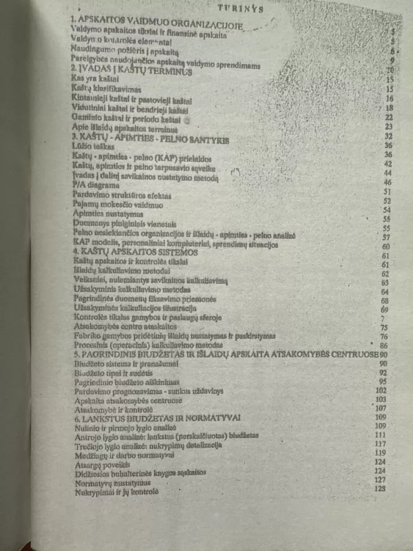 Kaštų apskaita, I dalis - Autorių Kolektyvas, knyga 3