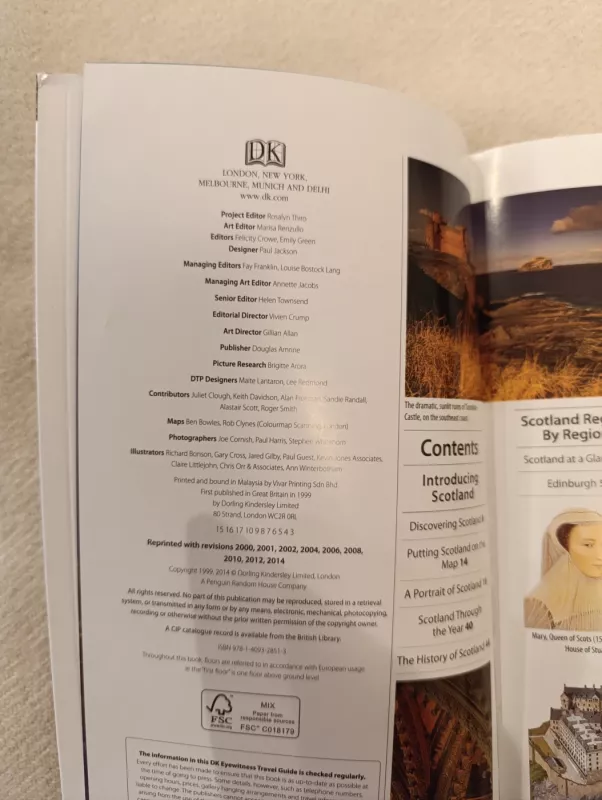 DK Eyewitness travel guide Scotland - DK Eyewitness, knyga 4