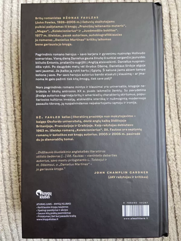 Danielius Martinas - John Fowles, knyga 3