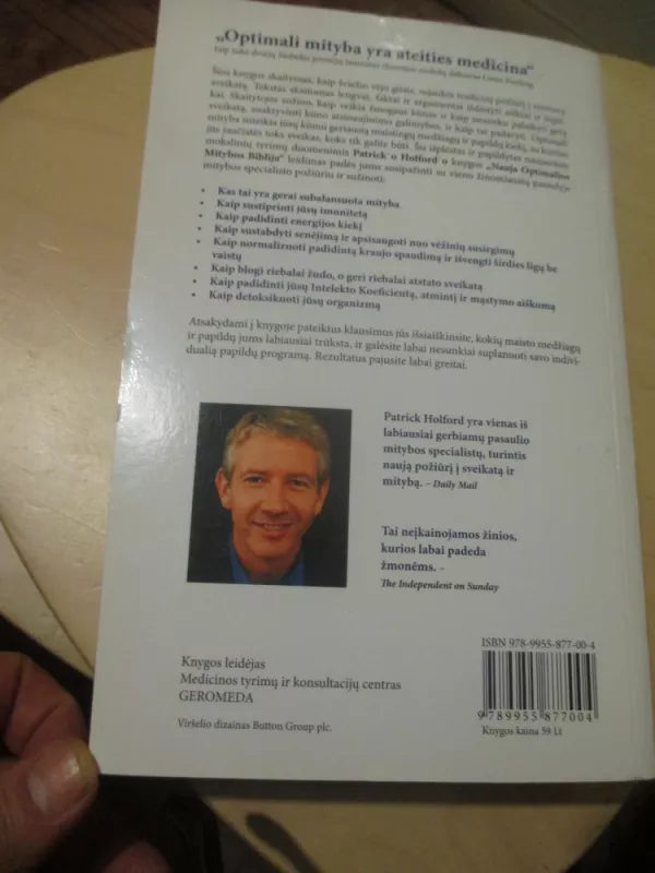 Nauja optimalios mitybos biblija - Patrick Holford, knyga 4