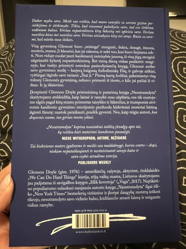 Nesutramdyta - Glennon Doyle, knyga 3