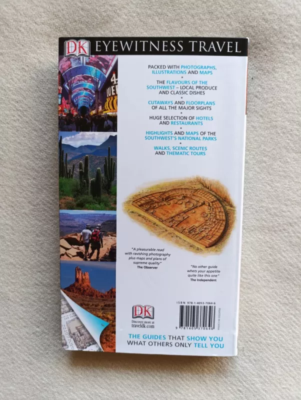 DK Eyewitness travel guide Southwest USA & Las Vegas - DK Eyewitness, knyga 5