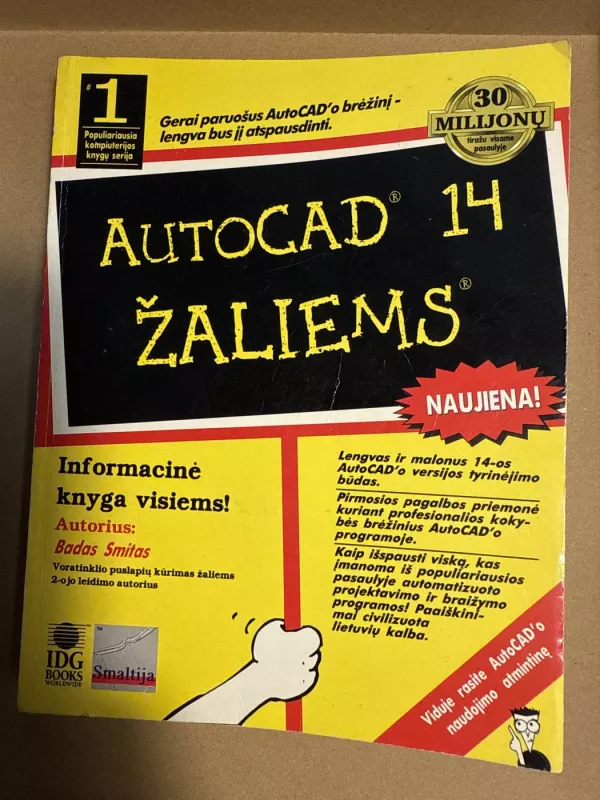 AutoCAD 14 žaliems - Badas Smitas, knyga 2