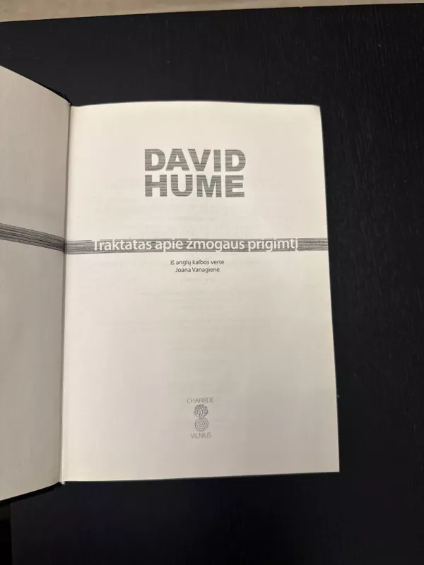 Traktatas apie žmogaus prigimtį - David Hume, knyga 3