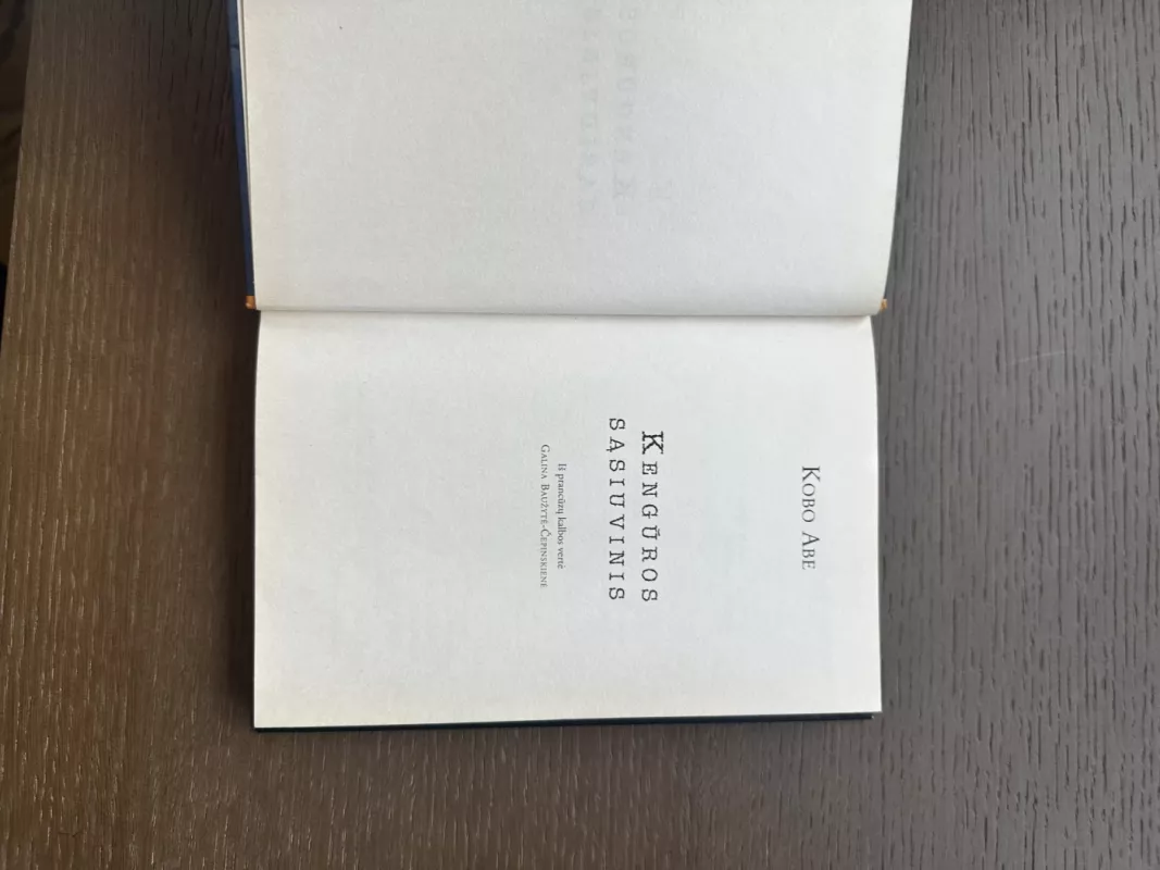 Kengūros sąsiuvinis - Kobas Abė, knyga 5