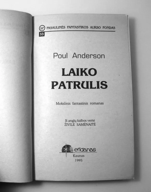 Laiko patrulis (33 knyga) - Poul Anderson, knyga 6