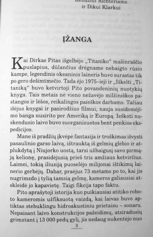 Iškelti Titaniką - Clive Cussler, knyga 5