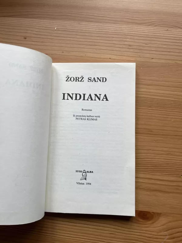 Indiana - Žorž Sand, knyga 3