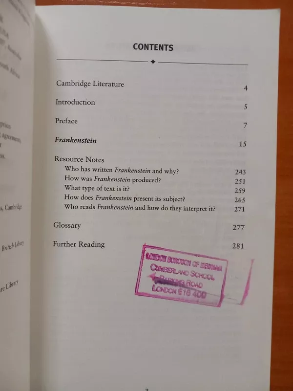 Frankenstein - Mary Shelley, knyga 3