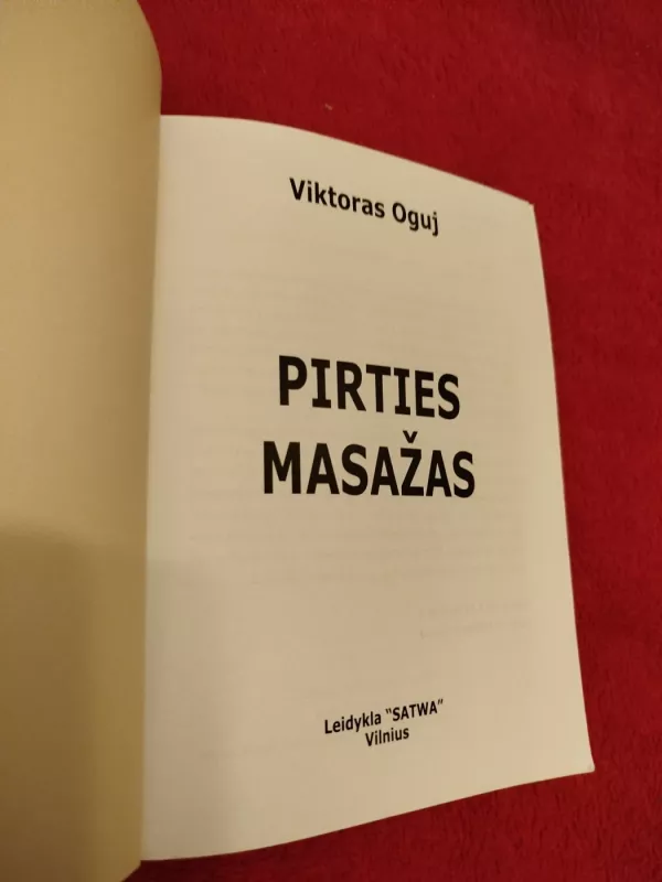 Pirties masazas - Viktoras Oguy, knyga 3