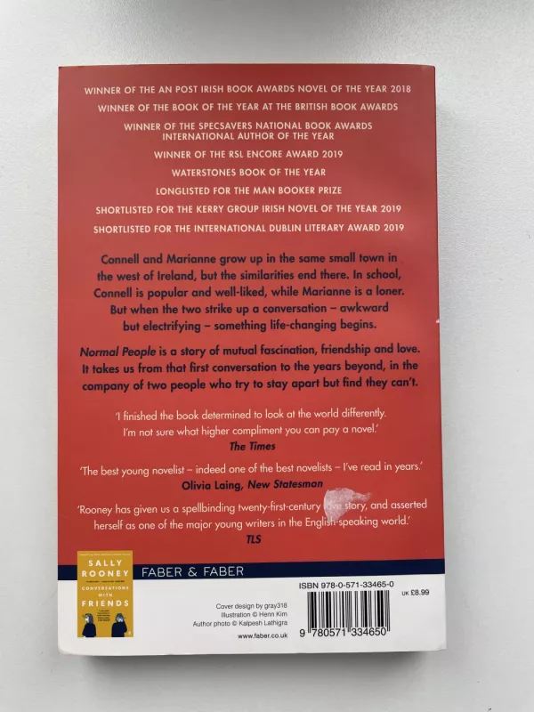 ,,Normal people’’ - Sally Rooney, knyga 3