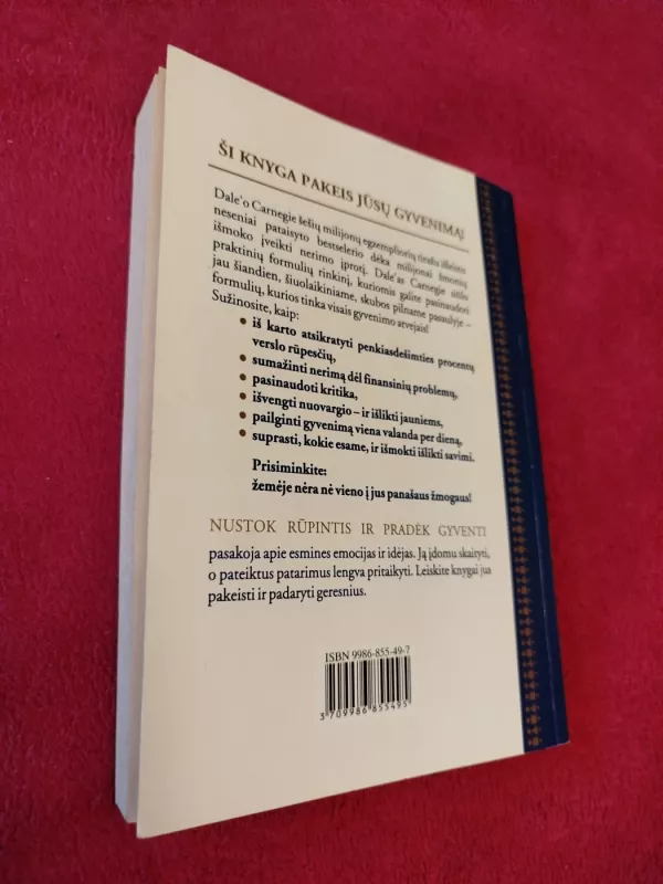 Nustok rūpintis ir pradėk gyventi - Dale Carnegie, knyga 5