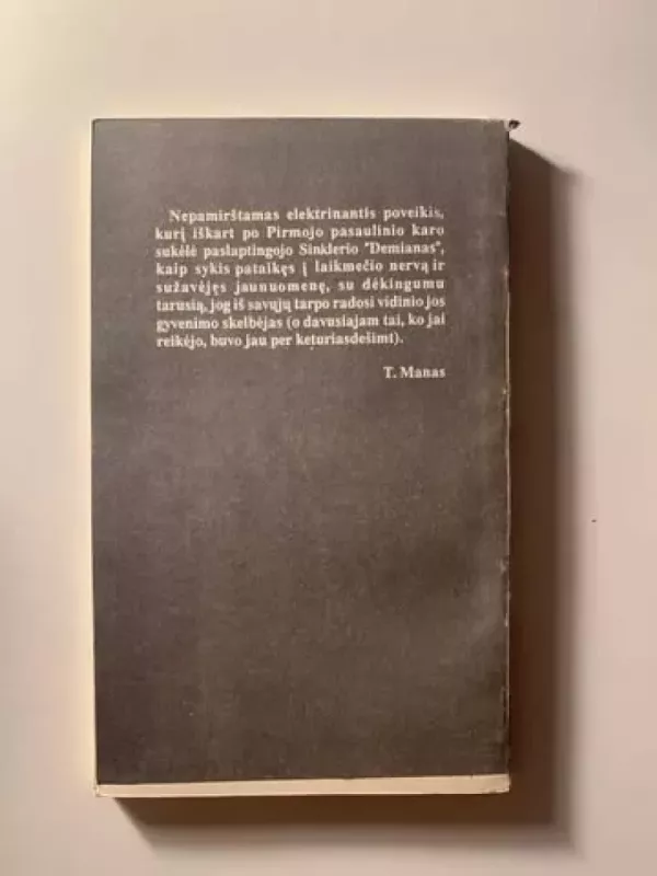 Demianas - Hermanas Hesė, knyga 3