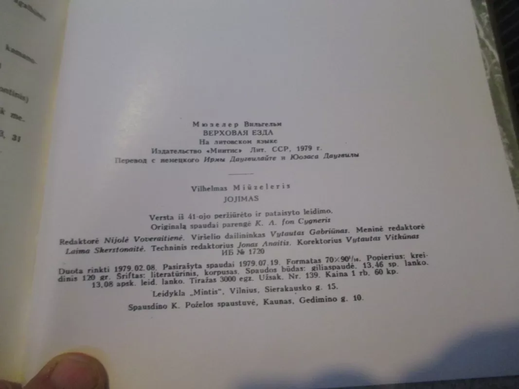 JOJIMAS - Vilhelmas Miūzeleris, knyga 5