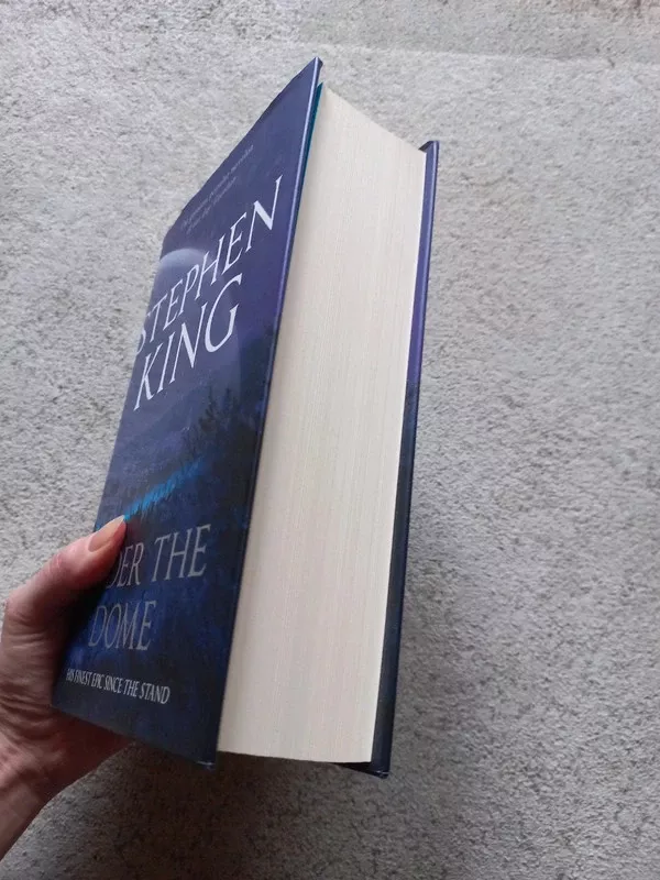 Under the Dome Stephen King Vintage Book Print - Stephen King, knyga 3