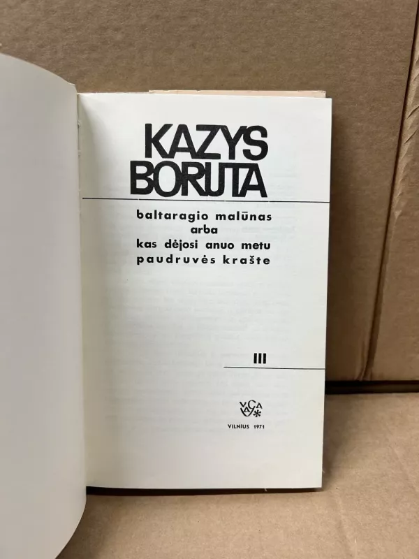 Baltaragio malūnas arba kas dėjosi anuo metu Paudruvės krašte - Kazys Boruta, knyga 4