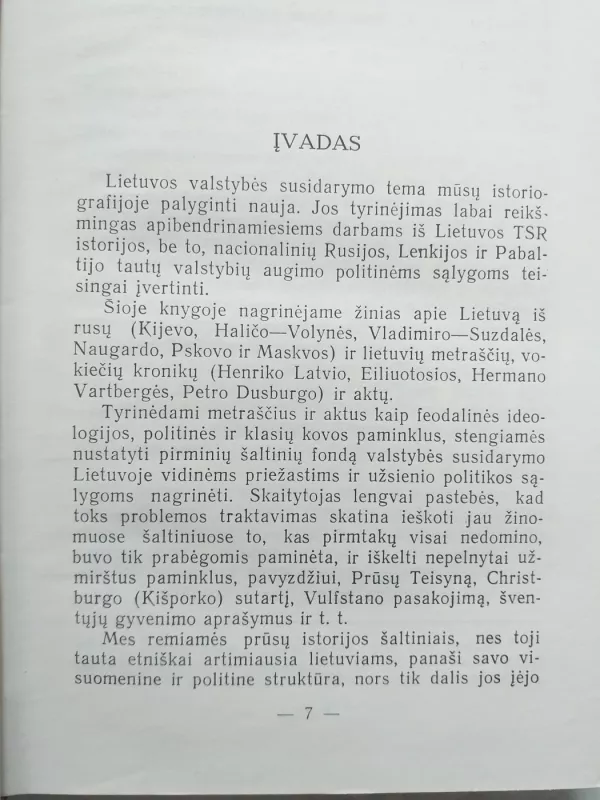 Lietuvos valstybės susidarymas - V. Pašuta, knyga 3