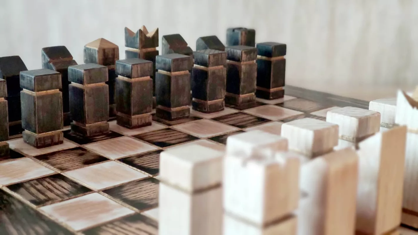 Rankų darbo šachmatai - , stalo žaidimas 3