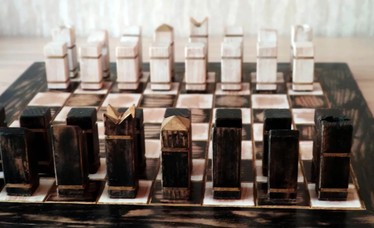 Rankų darbo šachmatai - , stalo žaidimas 6