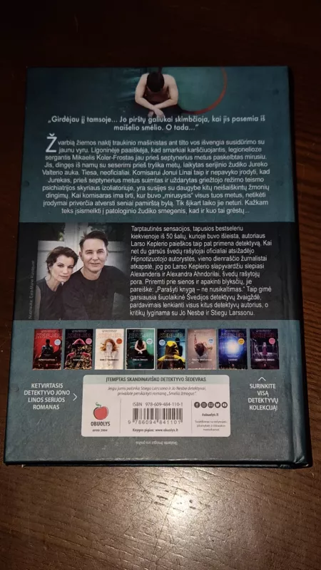 SMĖLIO ŽMOGUS - Lars Kepler , knyga 5