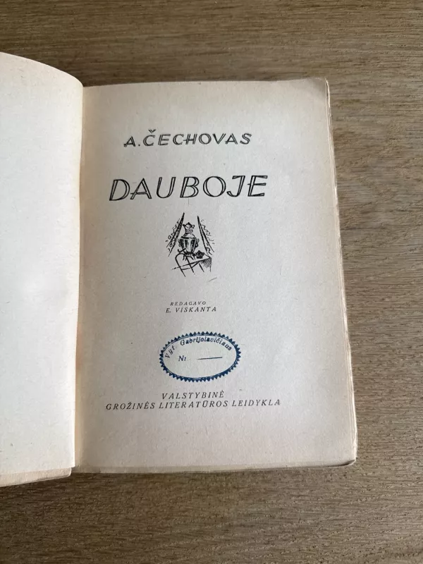 Dauboje - Antonas Čechovas, knyga 3