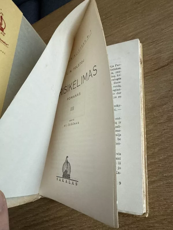 PRISIKĖLIMAS  III tomas - L.N. Tolstoj, knyga 3