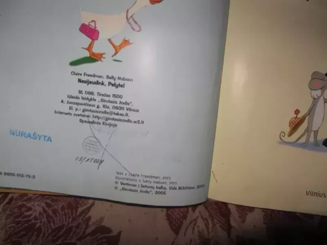 Nesijaudink, pelyte! - Claire Freedman, Sally  Hobson, knyga 3